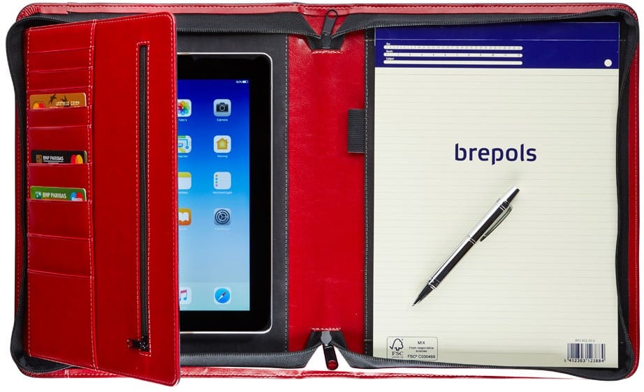 Schrijfmap/Tablet Organizer Brepols Palermo A4