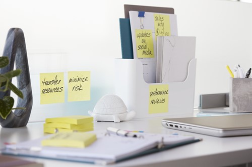 Memoblokdispenser 3M Post-it Z-Notes 76x76mm R330-PRB Pro incl. blokje-2