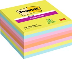 10 notitieblokken, zelfklevende notitieblaadjes, kleurrijk, 76 x 127 mm, 1000 vellen, kleurrijke zelfklevende gekleurde notitieblokken voor kantoor en studenten, thuis, 10 felle kleuren