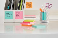 Kubusblok zelfklevend 3M Post-it 2028B 76x76mm aqua blauw 450 vel-3