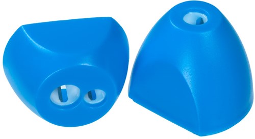 Puntenslijper Linex kunststof 2-gaats blauw