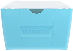 Flashbox 17,3x14,5cm PP pastelblauw