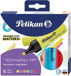 Markeerstift Pelikan 490 6-delig assorti