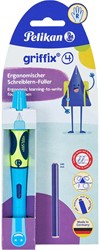 Vulpen Pelikan Griffix P2NBR Neon Fresh Blue rechtshandig