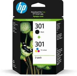 Inktcartridge HP 301 N9J72AE zwart + kleur