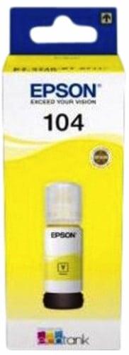 Navulinkt Epson 104 T00P350 geel