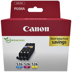 Inktcartridge Canon CLI-526 3 kleuren CMY