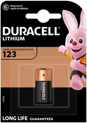 Batterij Duracell Ultra 1x CR123 lithium