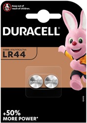 Knoopcel batterij Duracell 2x LR44 alkaline