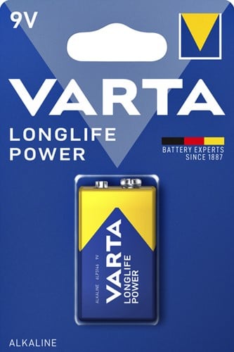 Batterij Varta High Energy 1x 9 Volt