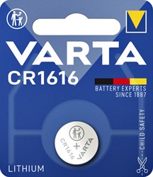 Knoopcel batterij Varta 1x CR1616 lithium