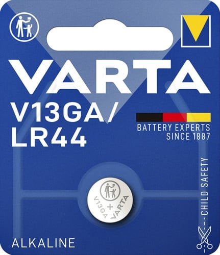 Knoopvel batterij Varta 1x V13GA lithium