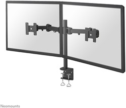 Monitorarm Newstar D960D 2 schermen maximaal 27 inch zwart
