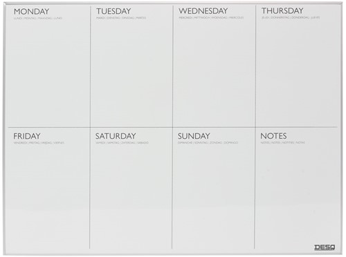 Planbord weekplanner Desq #4320 45x60cm