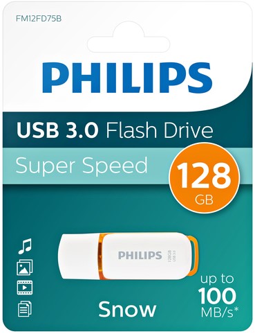 USB-stick 3.0 Philips Snow 128GB oranje-3