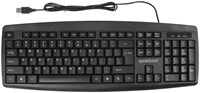 Toetsenbord Quantore Qwerty grijs met zwarte toetsen
