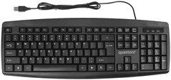 Toetsenbord Quantore Qwerty grijs met zwarte toetsen