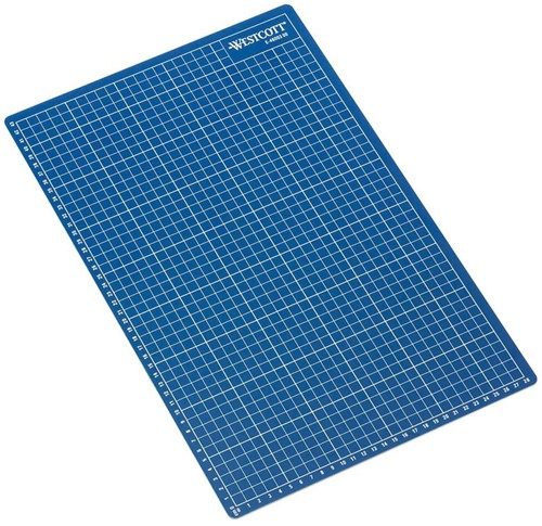 Snijmat Westcott zelfherstellend A3 5-laags blauw