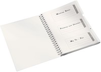 Notitieboek Leitz WOW Get Organised A4 lijn spiraal 80 vel omslag groen (kleur 2019)-2