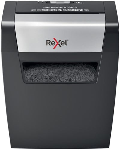 Papierversnipperaar Rexel Momentum X406 4x30mm