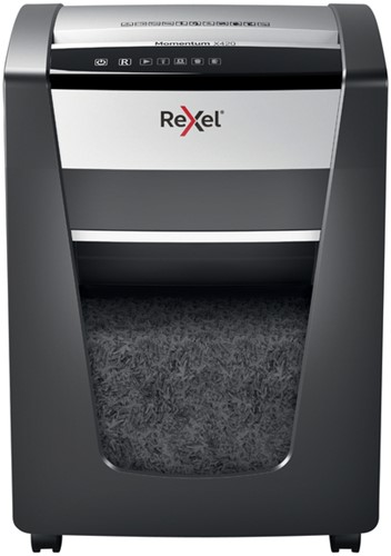 Papierversnipperaar Rexel Momentum X420 snippers 4x40mm