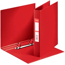 Ringband Esselte A5 2-rings Ø25mm rood