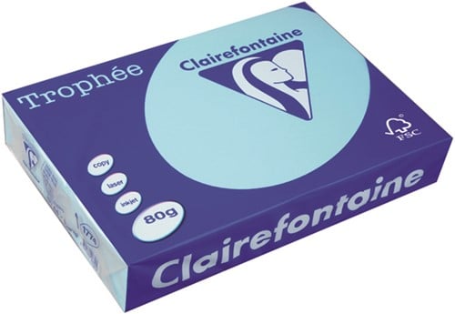 Printpapier Trophée A4 80 grams helblauw 500 vel