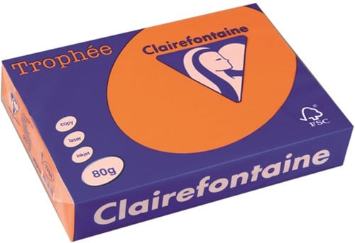 Printpapier Trophée A4 80 grams fel oranje 500 vel