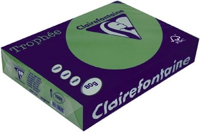 Printpapier Trophée A4 80 grams biljartgroen 500 vel