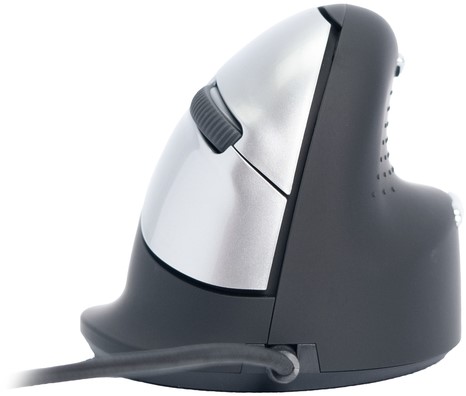 Ergonomische muis HE R-Go verticaal rechtshandig bedraad large 
