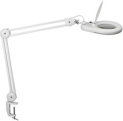 Loeplamp Maul Viso ledlamp met klem wit