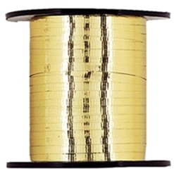 Cadeaulint 10mmx250meter metallic goud kleur 03
