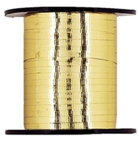 Cadeaulint 10mmx250meter metallic goud kleur 03