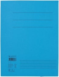 Dossiermap 3-kleps Quantore A4 blauw | afname per 10 stuks