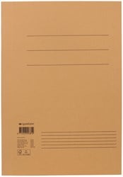 Dossiermap 3-kleps Quantore folio chamois | afname per 10 stuks