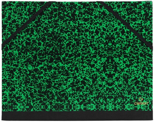 Tekenmap Canson studio 32x45cm 2 elastieken groen-2