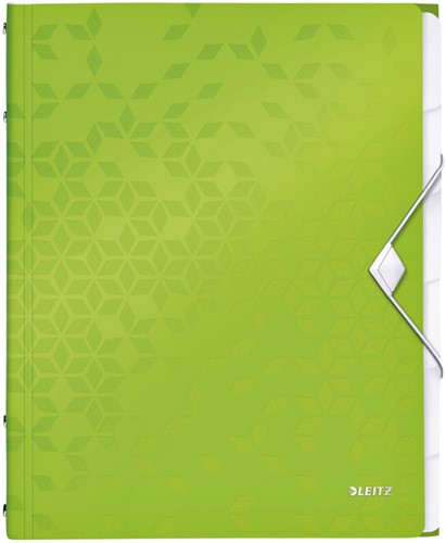 Sorteermap Leitz WOW 6-tabs kunststof groen 46330054 (model/kleur 2021)