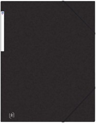 Elastomap Oxford Top File+ A3 3 kleppen 390 grams zwart