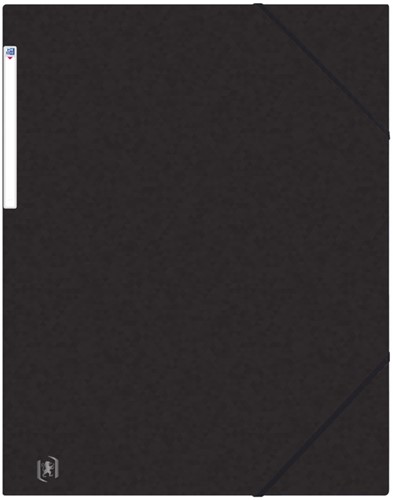 Elastomap Oxford Top File+ A3 3 kleppen 390 grams zwart