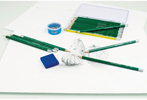 Potlood Eberhard Faber 12 hardheden-2