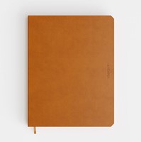 Notitieboek de KEMPEN CE 17X22cm zachte kaft Atlas - 192blz 90 grams chamois gelijnd papier