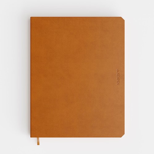 Notitieboek de KEMPEN CE 17X22cm zachte kaft Atlas - 192blz 90 grams chamois gelijnd papier