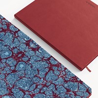 Notitieboek de KEMPEN large 171X220mm zachte kaft Amarone - 192blz 90 grams chamois gelijnd papier-3