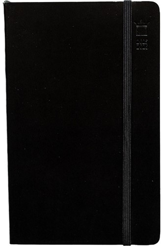 Agenda 2025/2026 Ryam Study 7 dagen per 2 pagina 12x19cm 18 maanden vanaf juli 2025 omslag zwart wit papier