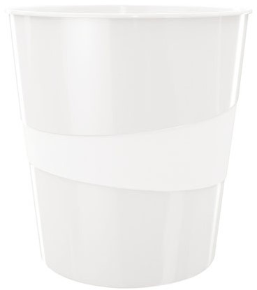 Papierbak Leitz WOW kunststof 15 liter wit