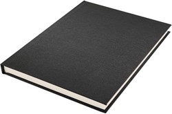 Dummybook Kangaro A5 140 grams 80 vel blanco hard linnen cover zwart
