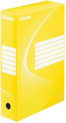 Archiefdoos Esselte boxy 230x80x320mm geel | afname per 25 stuks