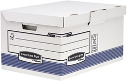Archiefdoos Fellowes Bankers Box system fast fold flip top 350x293x545mm | afname per 10 stuks