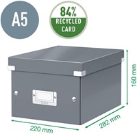 Opbergbox Leitz Click & Store 200x148x250mm wit-5