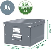 Opbergbox Leitz Click & Store 281x200x370mm zwart-6